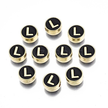 Alloy Enamel Beads ENAM-N052-006-02L-RS-1