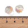Two-tone Transparent Glass Beads GLAA-H041-02A-3