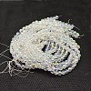 Imitate Austrian Crystal Electroplate Glass Round Bead Strands GLAA-F030-6mm-B01-3