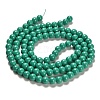 Painted Glass Beads Strands X-DGLA-S071-8mm-B31-4
