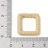 Rack Plating Brass Micro Pave Cubic Zirconia Spring Gate Rings Clasps KK-NH0002-08G-01-3