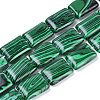 Synthetic Malachite Beads Strands G-T063-01-1