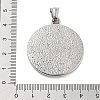 Titanium Steel Pendants STAS-S143-07A-3