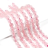 Natural Rose Quartz Beads Strands X-G-C076-8mm-3-4