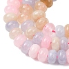 Natural White Jade Beads Strands G-E507-01-08-6