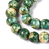 Baking Paint Glass Beads Strands DGLA-N016-10mm-07-3