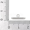 Non-Tarnish 304 Stainless Steel Toggle Clasps STAS-L022-426P-3