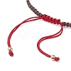 Adjustable Nylon Braided Bead Bracelets BJEW-TA00513-4