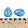 Dyed Synthetic Turquoise Cabochons G-H094-01A-20-3