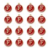 Golden Plated Alloy Enamel Charms LS-ENAM-S118-03F-2