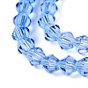 Baking Painted Glass Bead Strands DGLA-A039-T6mm-A020-3