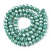 Electroplate Glass Beads Strands EGLA-A044-P6mm-B31-3