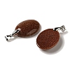 Synthetic Goldstone Pendants G-Z055-03P-24-2