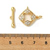 SHEGRACE Bras Micro Pave Clear Cubic Zirconia Toggle Clasps XGRQ5F234-817G-3