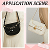 2Pcs 2 Styles Brass Bag Decorative Chains HJEW-SC0003-24B-5