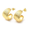 Rack Plating Brass Round Stud Earrings EJEW-D059-21G-1