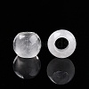 Natural Quartz Crystal European Beads G-T092-10mm-24-2