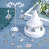 60Pcs 5 Styles Tibetan Style Alloy Pendants for Teachers' Day TIBEP-SC0003-05-4