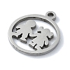 304 Stainless Steel Charms STAS-C097-37P-2