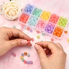 250Pcs 10 Colors Imitation Jelly Acrylic Beads MACR-CJ0001-35-4