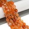 Natural Orange Botswana Agate Beads Strands G-N342-45-2