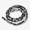 Electroplate Transparent Glass Beads Strands LS-EGLA-A034-T8mm-M01-2