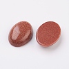 Synthetic Goldstone Flat Back Cabochons G-G741-18x25mm-10-2