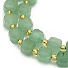 Natural Green Aventurine Beads Strands G-I376-D39-01-3