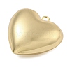 Heart Brass Pendants X-KK-N254-98G-03-2