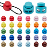 30Pcs 15 Colors Plastic Cord Locks FIND-WR0012-47-1