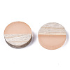 Resin & Wood Cabochons RESI-R425-05J-2