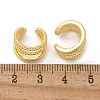 Triple-Layer Brass Open Cuff Earrings for Women EJEW-G297-33G-3