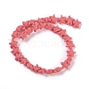 Synthetic Coral Dyed Carved Beads Strands X-CORA-K009-06A-08-2