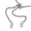Adjustable 304 Stainless Steel Curb Chains Bracelet Making AJEW-JB01213-01-3