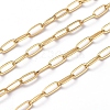 Soldered Brass Paperclip Chains CHC-G005-06G-01-2