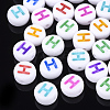 Initial Acrylic Beads X-OACR-E001-20H-1