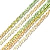 Transparent Gradient Color Glass Beads Strands GLAA-H021-01A-15-2