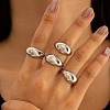 4Pcs Alloy Finger Rings Sets WG7802C-15-1