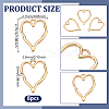 8Pcs Brass Pendants KK-NB0004-24-2