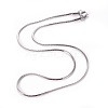 Non-Tarnish 304 Stainless Steel Snake Chain Necklaces X-NJEW-F265-C-P-1