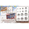 Mega Pet 500Pcs 7 Style 202 Stainless Steel Beads STAS-MP0001-03-20