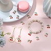 60Pcs Alloy Enamel Pendants ENAM-SC0003-86-4