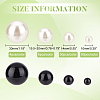 BENECREAT ABS Plastic & Plastic Imitation Pearl Beads KY-BC0001-34-2