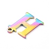 Ion Plating(IP) 304 Stainless Steel Charms STAS-H112-H-M-3