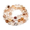 Natural Yellow Hematoid Quartz Golden Healer Quartz Beads Strands GG-CBA4808-H01-02-3