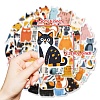 55Pcs PVC Adhesive Waterproof Stickers Self-Adhesive Stickers PW-WG0AAAD-01-1