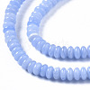 Synthetic Blue Lace Agate Beads Strands G-S366-104-3