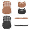 2 Sets 2 Colors PU Leather Basket Bottoms DIY-CA0001-72-1