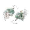 Natural Green Aventurine Earrings EJEW-TA00462-01-4