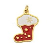 Christmas Theme Ion Plating(IP) 304 Stainless Steel Pendants STAS-O005-01J-G-1